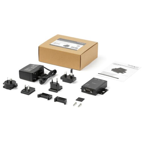 StarTech.com 1-Port Serial-to-IP Ethernet Device Server - RS232 - DIN Rail and Surface Mountable - Aluminum - Image 5