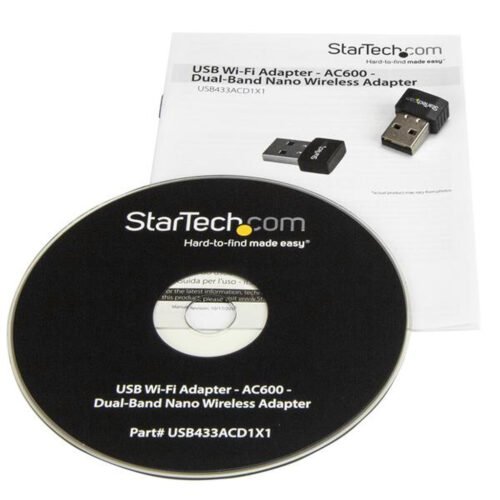 StarTech.com USB Wi-Fi Adapter - AC600 - Dual-Band Nano Wireless Adapter - Image 4