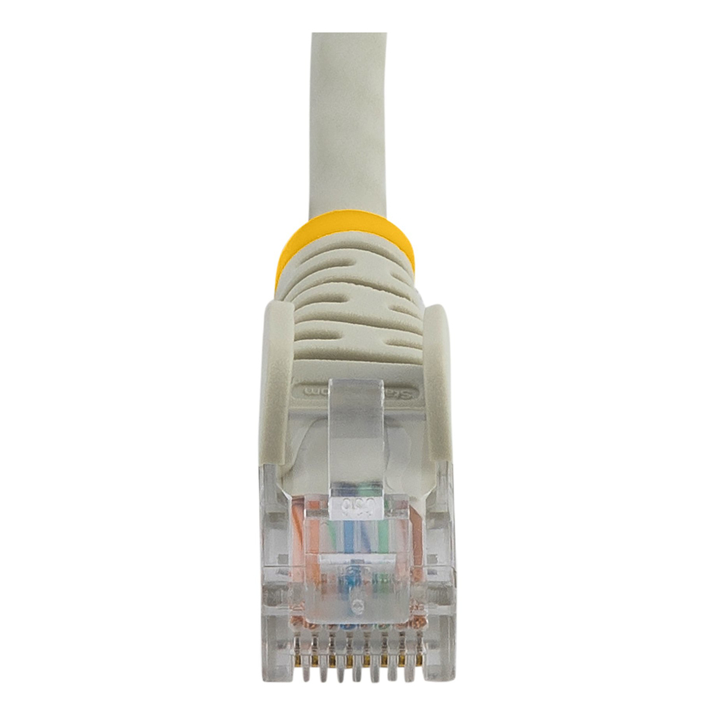 StarTech.com Cat5e Patch Cable with Snagless RJ45 Connectors - 1m, Gray - Image 2