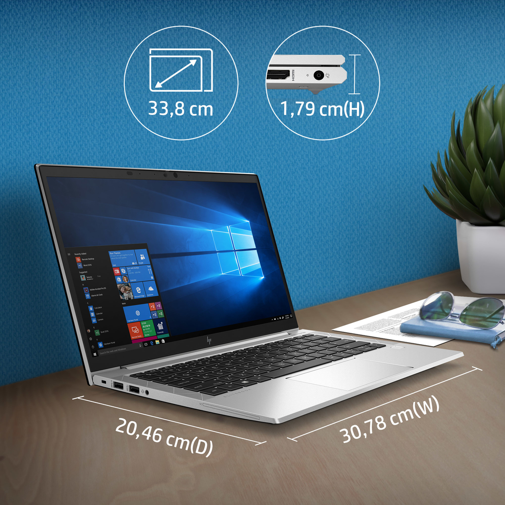 HP EliteBook 830 G7 Intel® Core™ i7 i7-10510U Laptop 33.8 cm (13.3") Full HD 16 GB DDR4-SDRAM 512 GB SSD Wi-Fi 6 (80 - Image 11