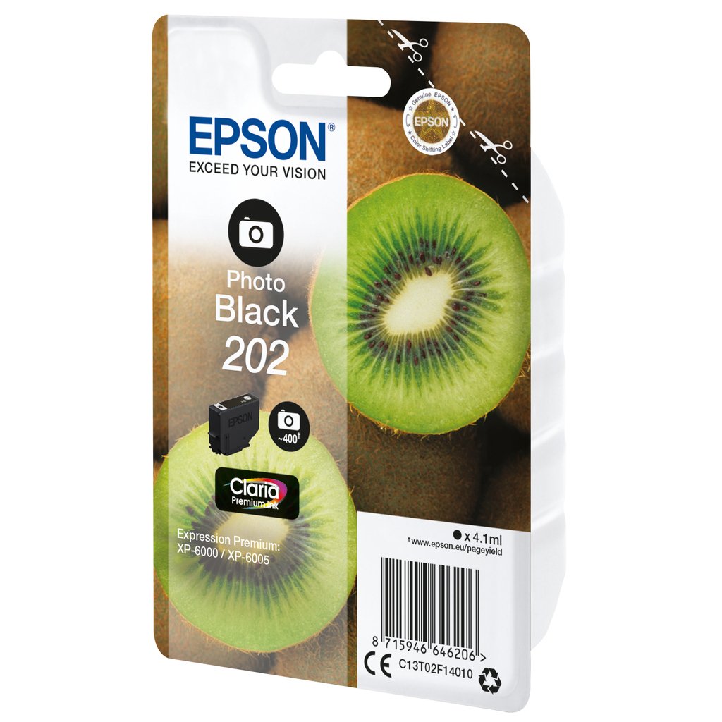 Epson Kiwi Singlepack Photo Black 202 Claria Premium Ink - Image 3