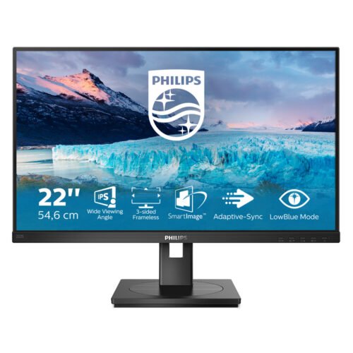 Philips S Line 222S1AE/00 computer monitor 54.6 cm (21.5") 1920 x 1080 pixels Full HD LCD Black - Image 2