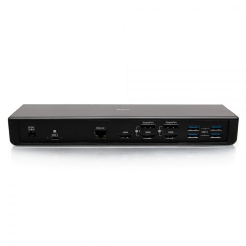 C2G USB-C® 14-in-1 Triple Display Docking Station with HDMI®, DisplayPort™, Ethernet, USB, 3.5mm Audio and Powe - Image 3