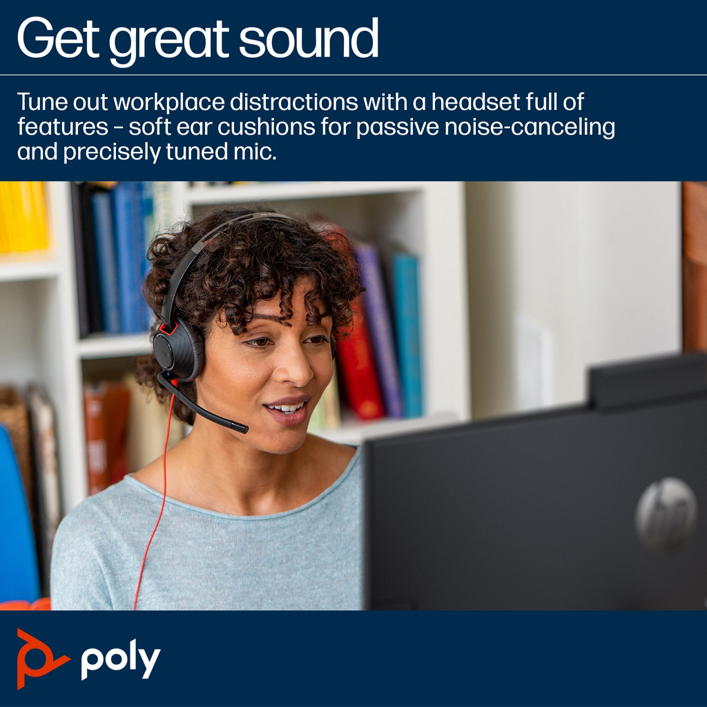 POLY Blackwire C5210 USB-C Headset +Inline Cable (Bulk) - Image 6