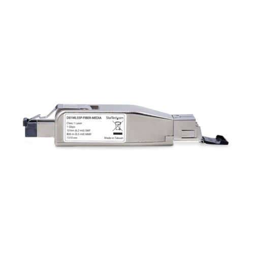 StarTech.com Gigabit Fiber to RJ45 Ethernet Media Converter Dongle, Optical Singlemode 10km/Multimode 800m, PoE Powered, Compac - Image 2
