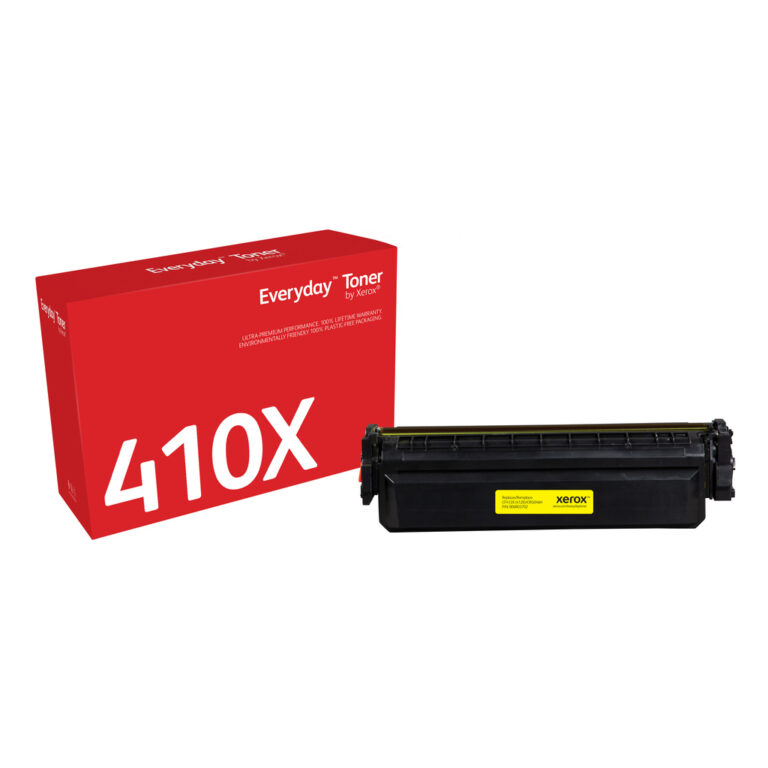 Everyday™ Yellow Toner by Xerox compatible with HP 410X (CF412X), High capacity