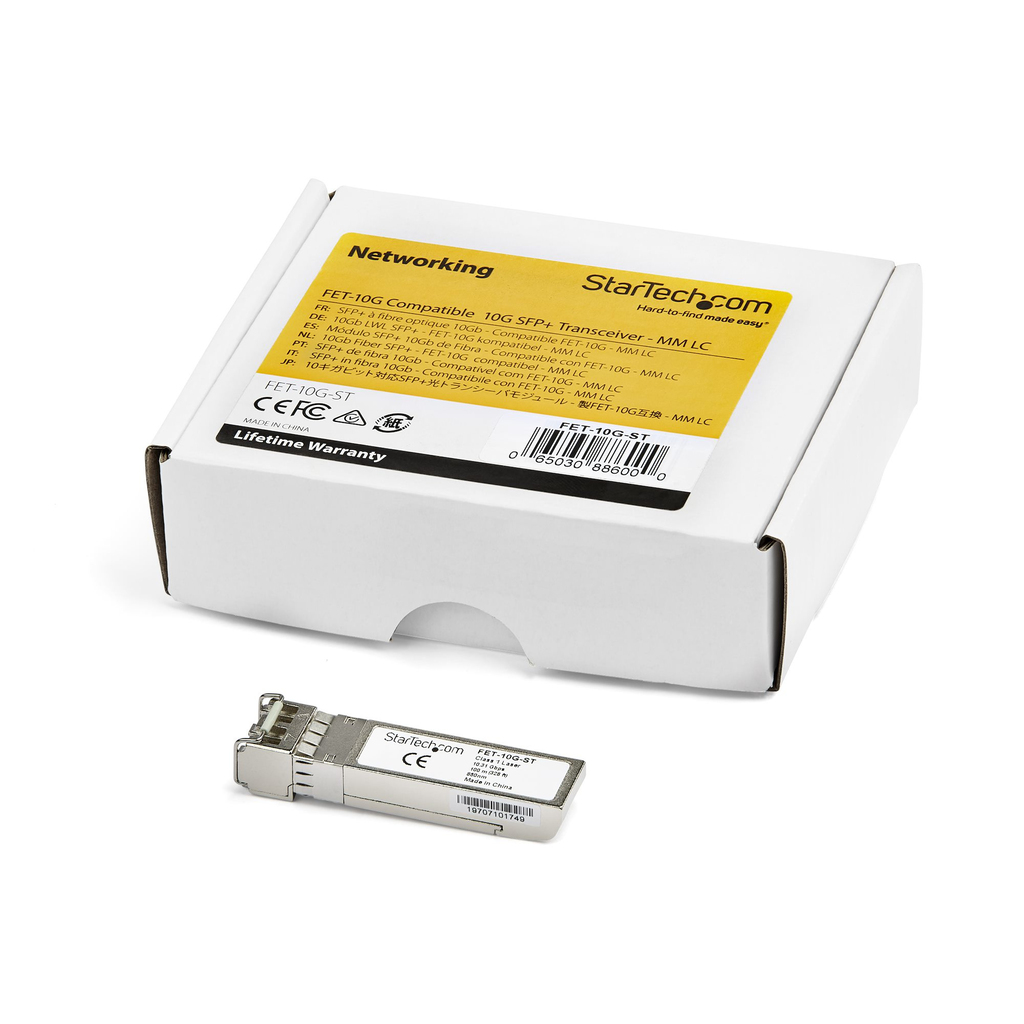StarTech.com Cisco FET-10G Compatible SFP+ Module - 10GBASE-USR - 10GbE Multimode Fiber MMF Optic Transceiver - 10GE Gigabit Et - Image 5