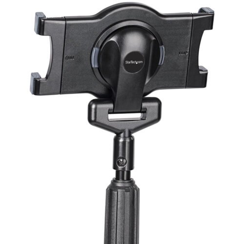 StarTech.com Mobile Tablet Stand with Lockable Wheels - Height Adjustable Cart - Universal Rolling Floor Stand for Tablets from - Image 3