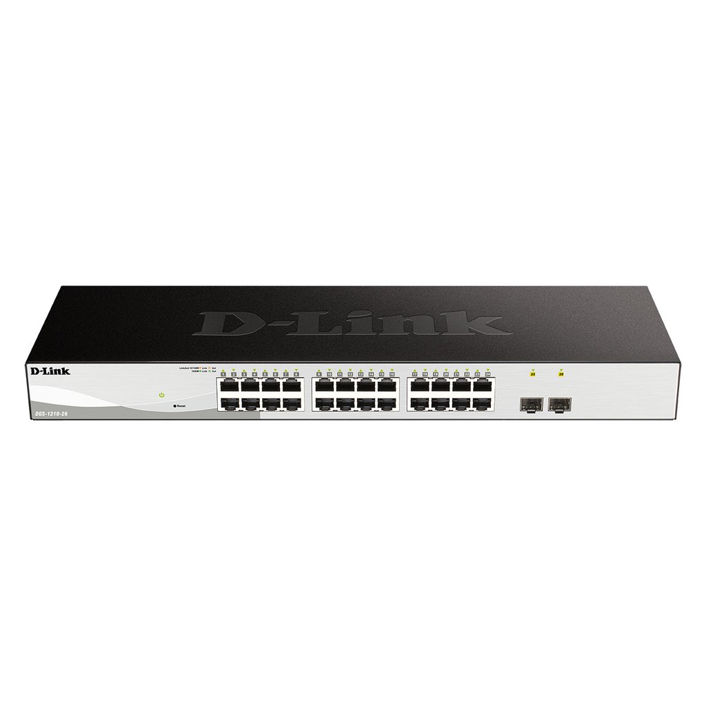 D-Link 26-Port Gigabit Smart Managed Switch including 2 SFP ports