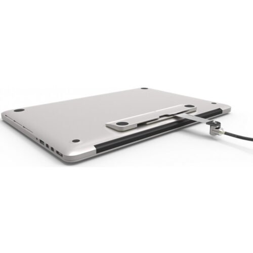 Compulocks Blade Universal Lock Slot Adapter with Keyed Cable Lock Silver - Image 2