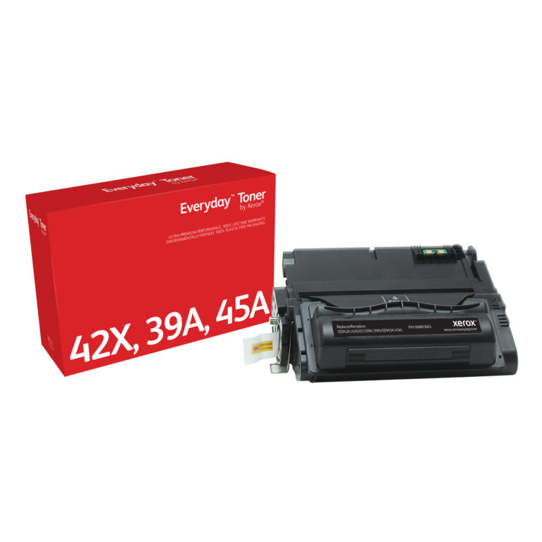 Everyday™ Mono Toner by Xerox compatible with HP 42A 39A 45A (Q5942X/ Q1339A/ Q5945A), Standard capacity