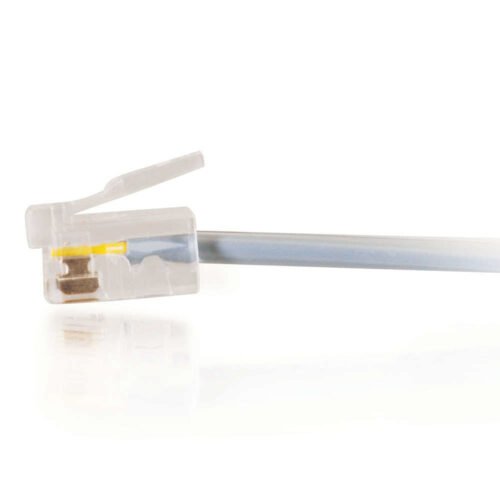 C2G 3m RJ11 6P4C Straight Modular Cable - Image 2