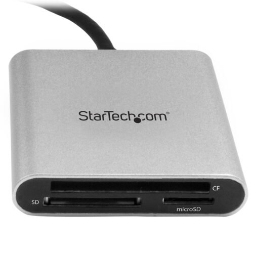 StarTech.com USB 3.0 Flash Memory Multi-Card Reader / Writer with USB-C - SD, microSD, CompactFlash - Image 3