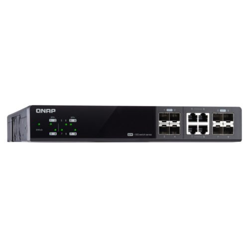 QNAP QSW-M804-4C network switch Managed 10G Ethernet (100/1000/10000) Black - Image 7