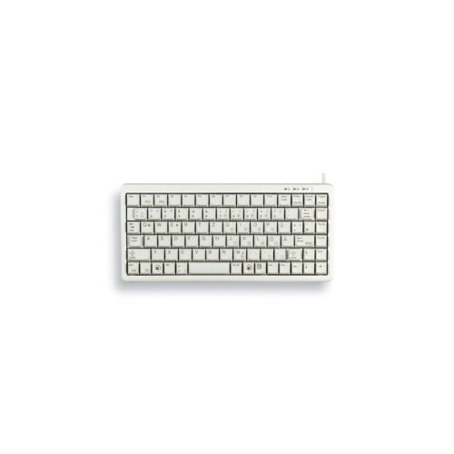 CHERRY G84-4100 COMPACT KEYBOARD Corded, USB/PS2, Light Grey, (QWERTY - UK)