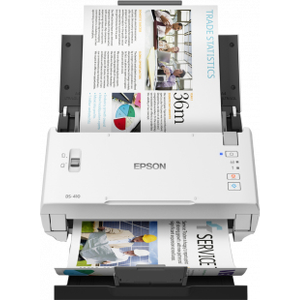 Epson DS-410 Sheet-fed scanner 600 x 600 DPI A4 Black, White