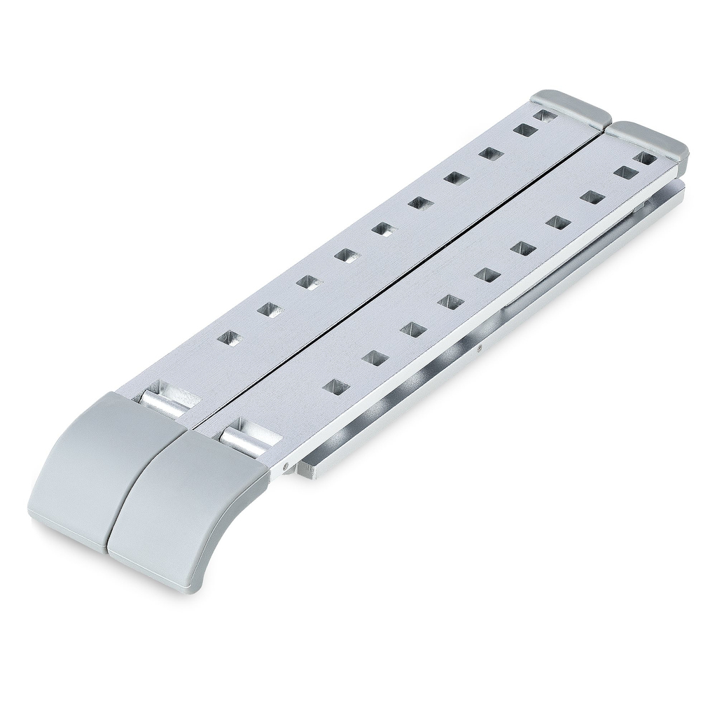 StarTech.com Foldable Laptop Riser Stand, Portable Height Adjustable Ergonomic Laptop Stand, Ventilated Aluminum Frame Supports - Image 15