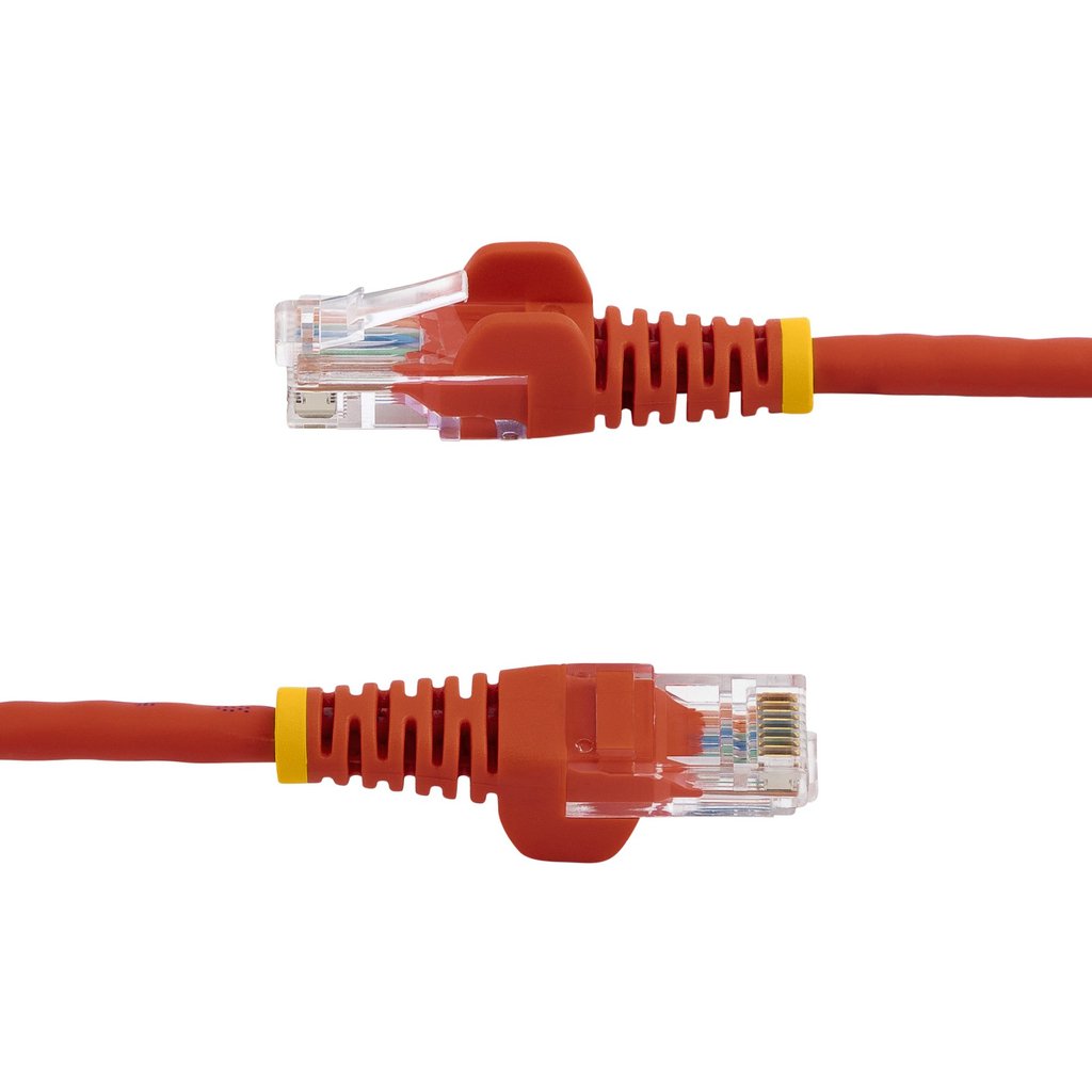 StarTech.com Cat5e Patch Cable with Snagless RJ45 Connectors - 1m, Red - Image 2