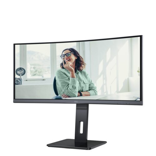 AOC CU34P3CV computer monitor 86.4 cm (34") 3440 x 1440 pixels UltraWide Quad HD LED Black - Image 8