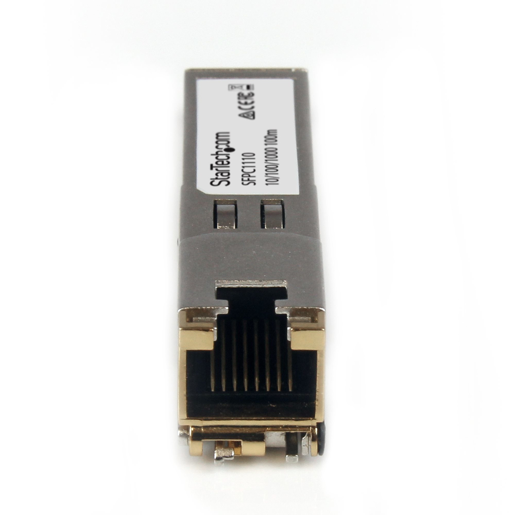 StarTech.com Cisco SFP-GE-T Compatible SFP Transceiver Module - 10/100/1000BASE-TX~Cisco SFP-GE-T Compatible SFP Module - 1000B - Image 3