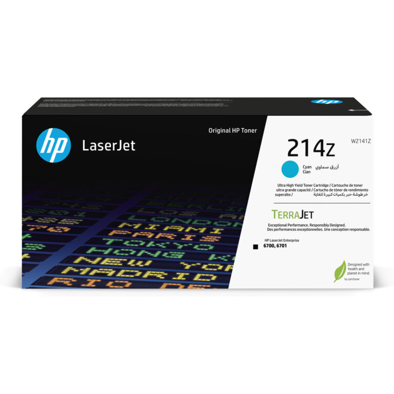 HP 214Z Ultra High Yield Cyan Original LaserJet Toner Cartridge