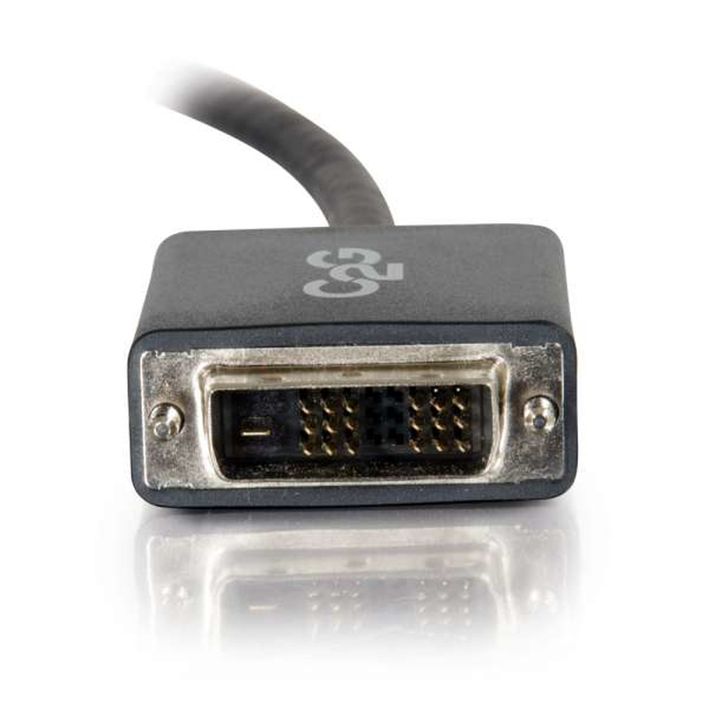 C2G 4.5m DisplayPort™ Male to Single Link DVI-D Male Adapter Cable - Black (TAA Compliant) - Image 3