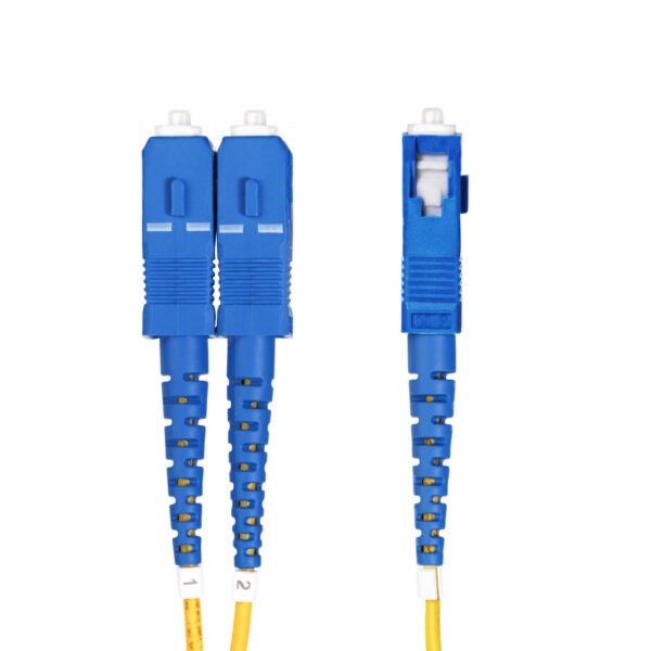 StarTech.com 20m (65.6ft) LC to SC (UPC) OS2 Single Mode Duplex Fiber Optic Cable, 9/125µm, 100G, Bend Insensitive, Low Insert - Image 4