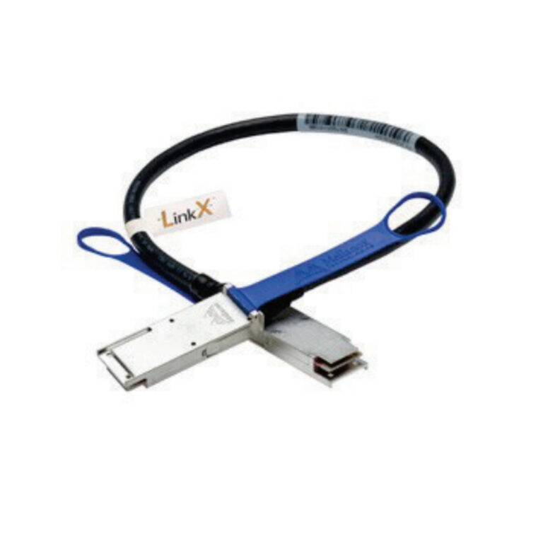 Lenovo 1.25m Mellanox QSFP Passive DAC InfiniBand/fibre optic cable Black, Blue