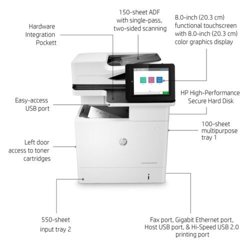 HP LaserJet Enterprise MFP M636fh - Image 10