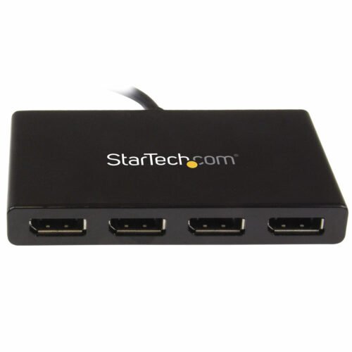 StarTech.com 4-Port Multi Monitor Adapter - Mini DisplayPort to DisplayPort MST Hub - 4x 1080p - Video Splitter for Extended De - Image 5