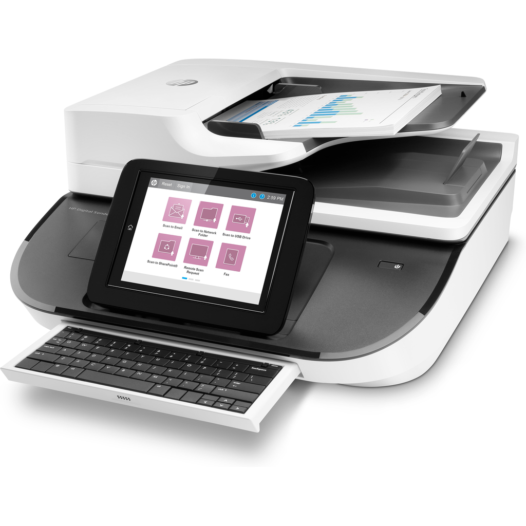 HP Flow 8500 fn2 Flatbed & ADF scanner 600 x 600 DPI - Image 4