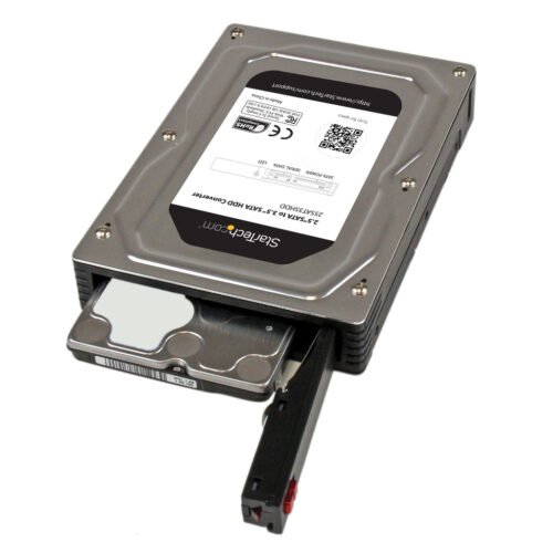 StarTech.com 2.5” to 3.5” SATA Aluminum Hard Drive Adapter Enclosure with SSD / HDD Height up to 12.5mm - Image 2