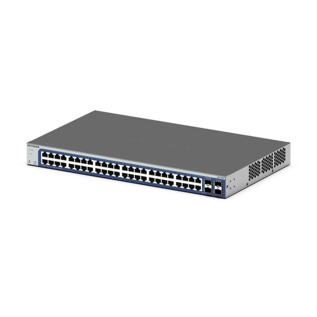 NETGEAR GS748T Managed L2/L3/L4 Gigabit Ethernet (10/100/1000) Black, Grey - Image 2