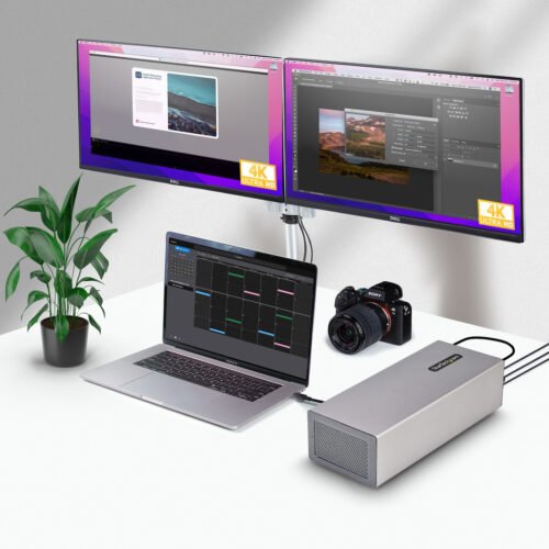StarTech.com Thunderbolt 3 PCIe Expansion Chassis, External Enclosure W/Dual PCI Express Slots, PCIe Box for Laptops/Desktops/A - Image 2