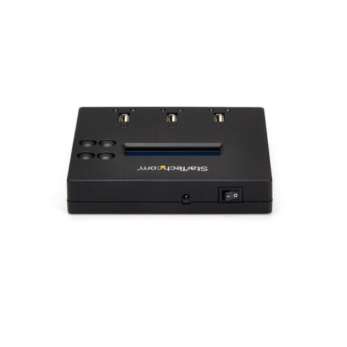 StarTech.com Standalone 1 to 2 USB Thumb Drive Duplicator and Eraser, Multiple USB Flash Drive Copier, System and File and Whol - Image 2