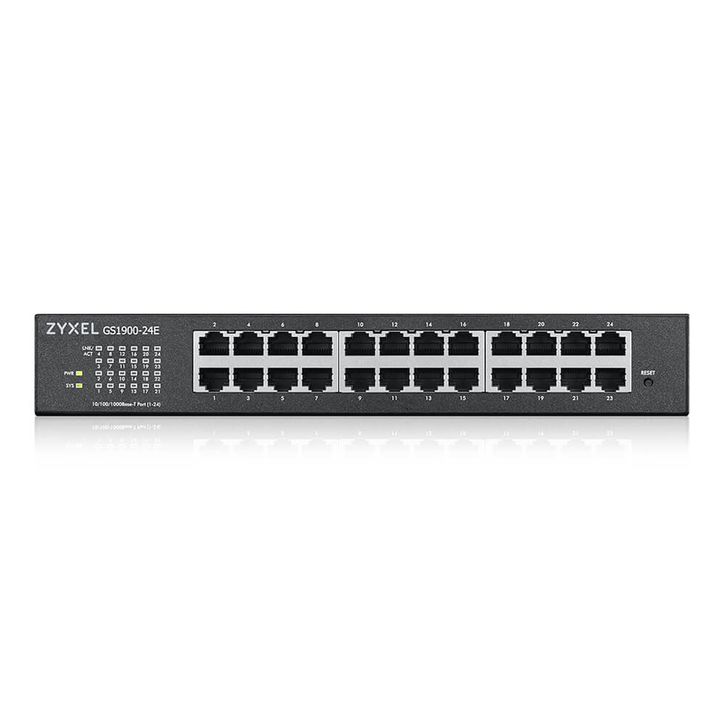 Zyxel GS1900-24E Managed L2 Gigabit Ethernet (10/100/1000) 1U Black - Image 3