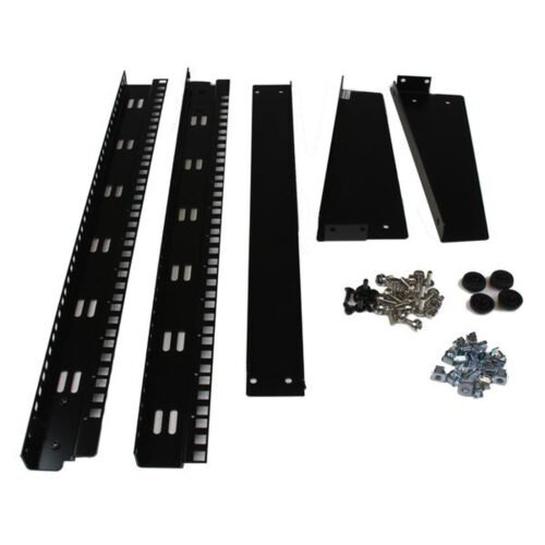 StarTech.com 2-Post 12U Desktop Server Rack, Small Open Frame 19in Computer Rack, Compact Network Rack for AV / Studio / Data / - Image 8