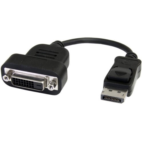 StarTech.com DisplayPort to DVI Adapter - Active DisplayPort to DVI-D Adapter/Video Converter 1080p - DP 1.2 to DVI Monitor Cab