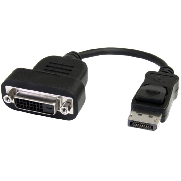 StarTech.com DisplayPort to DVI Adapter - Active DisplayPort to DVI-D Adapter/Video Converter 1080p - DP 1.2 to DVI Monitor Cab