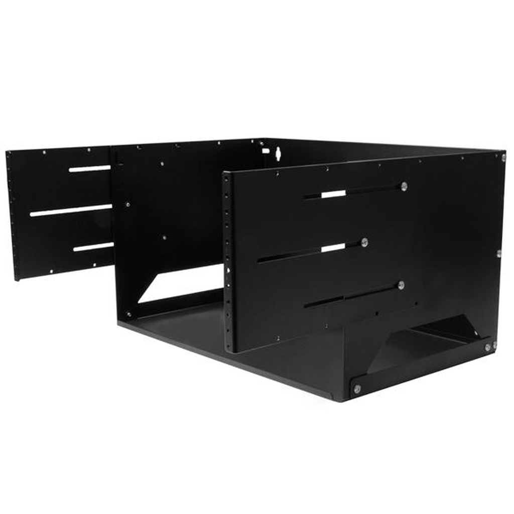 StarTech.com Wall-Mount Server Rack with Built-in Shelf - Solid Steel - 4U - Image 6