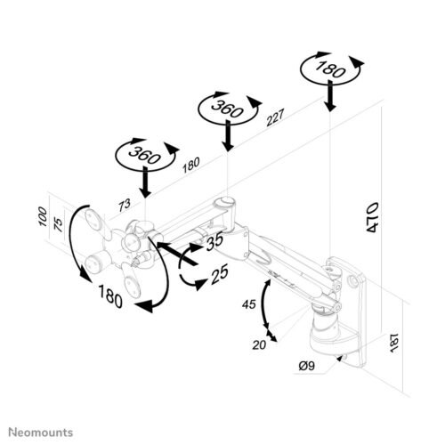 Neomounts tv wall mount - Image 2