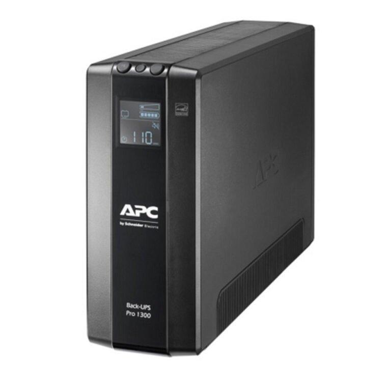 APC Back-UPS Pro, 1300VA/780W, Tower, 230V, 8x IEC C13 outlets, AVR, LCD, User Replaceable Battery