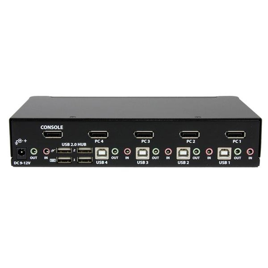 StarTech.com 4 Port USB DisplayPort KVM Switch with Audio - Image 3