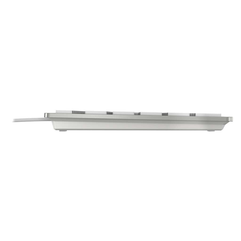 CHERRY KC 6000 SLIM FOR MAC Corded Keyboard, Silver/White, USB (QWERTY - UK) - Image 4
