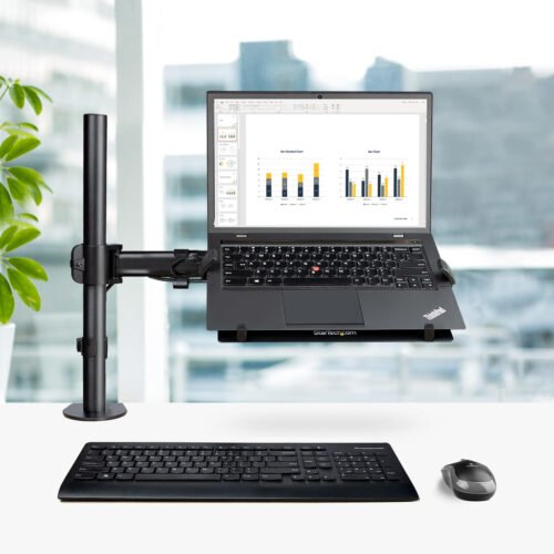 StarTech.com Laptop Desk Mount - Monitor and Laptop Mount - Displays up to 34in (8kg/17.6lb) & Laptops (4.5kg/9.9lb) - Articula - Image 7