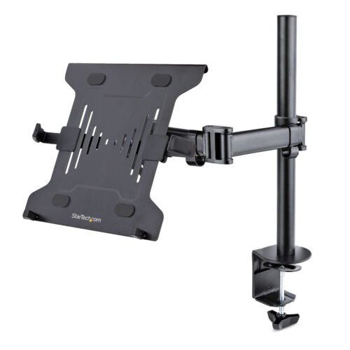 StarTech.com Laptop Desk Mount - Monitor and Laptop Mount - Displays up to 34in (8kg/17.6lb) & Laptops (4.5kg/9.9lb) - Articula