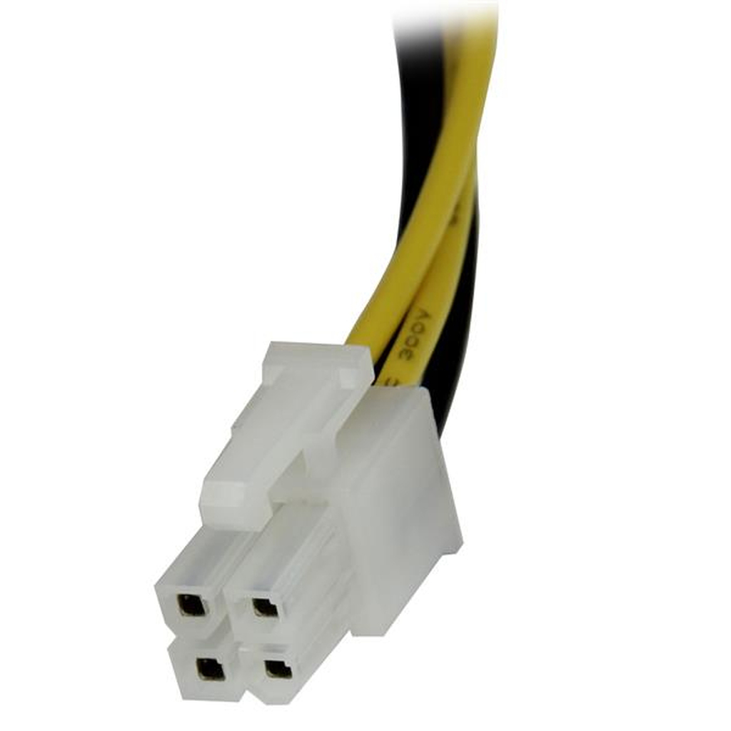 StarTech.com 8in ATX12V 4 Pin P4 CPU Power Extension Cable - M/F - Image 3