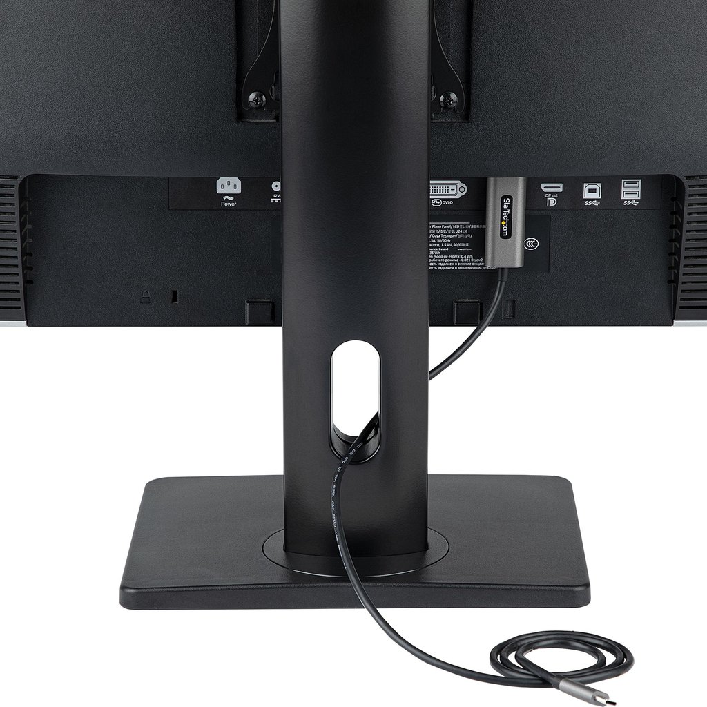 StarTech.com Free Standing Single Monitor Mount - Height Adjustable Monitor Stand - For VESA Mount Displays up to 32" (15lb/7kg - Image 9