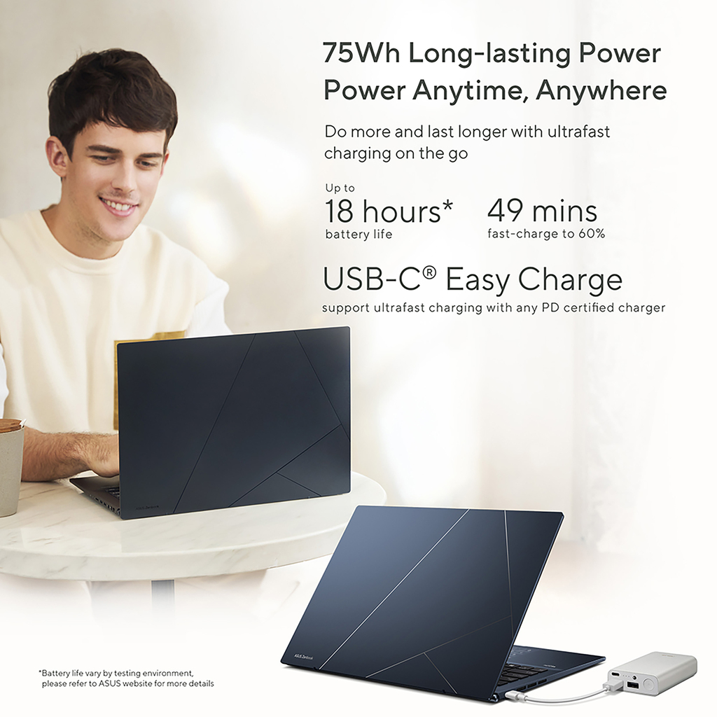 ASUS Zenbook 14 OLED UX3402VA-KM763W Intel® Core™ i7 i7-13700H Laptop 35.6 cm (14") 2.8K 16 GB LPDDR5-SDRAM 1 TB SSD - Image 7