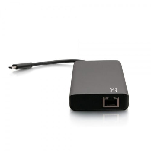 C2G USB-C® 9-in-1 Dual Display Docking Station with HDMI®, Ethernet, USB, 3.5mm Audio and Power Delivery up to 60W - - Image 2